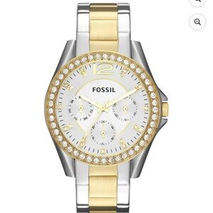 Fossil Gold and Silver Watch ES3204